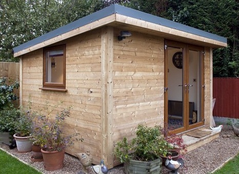 Modern Flat Roof Shed